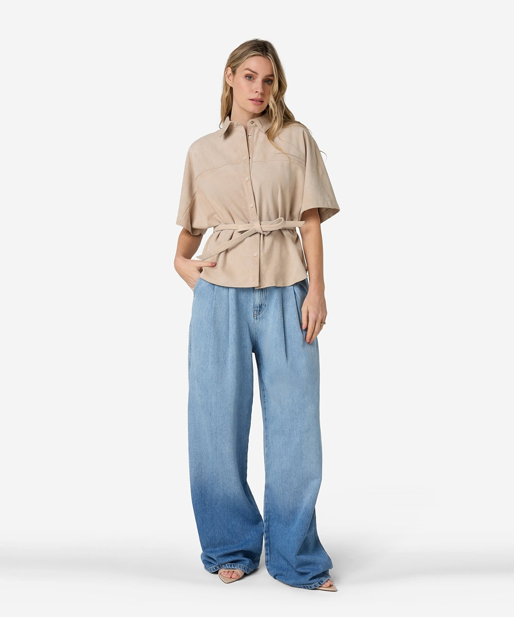 Blaire Suede | Ostra Beige