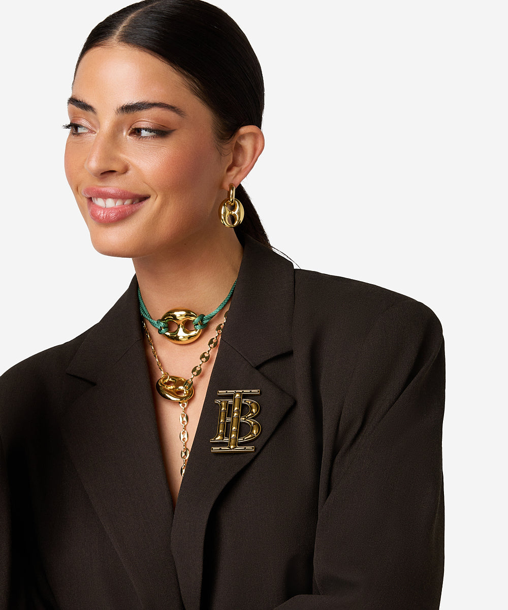 Icon Brooch | Vintage Gold