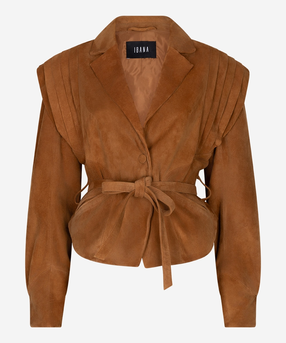 Joyce Suede | Cashew Brown