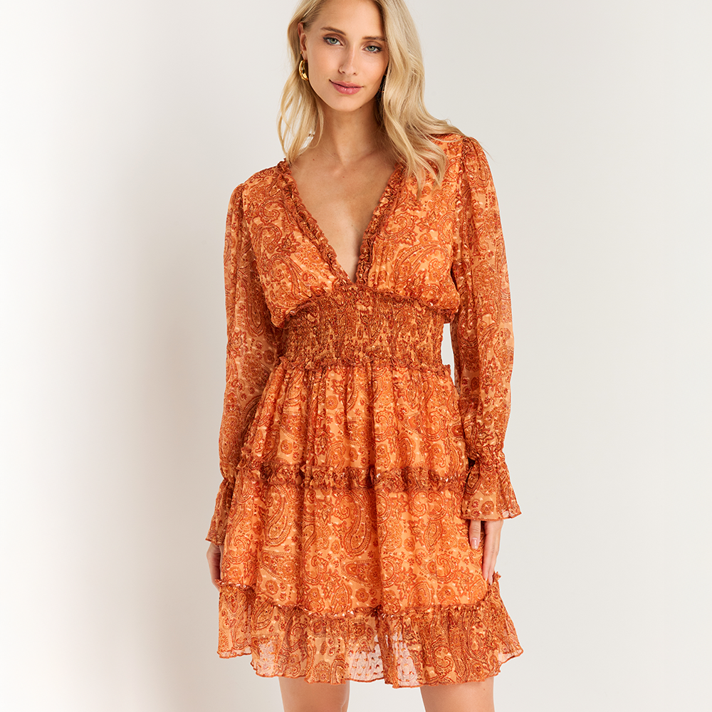Diandra Paisley | Paisley Naranja