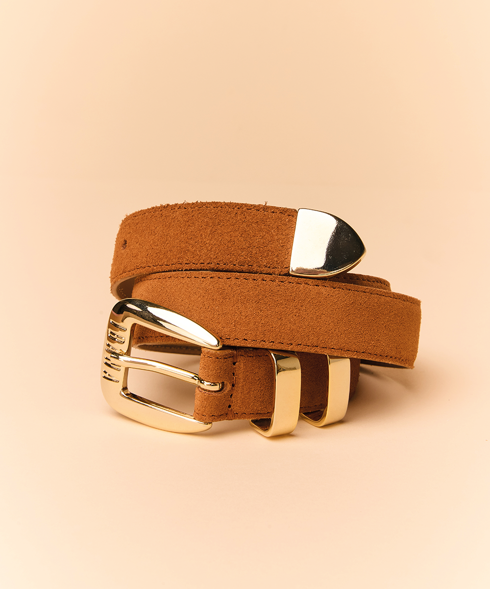 Acro Suede | Cashew Brown