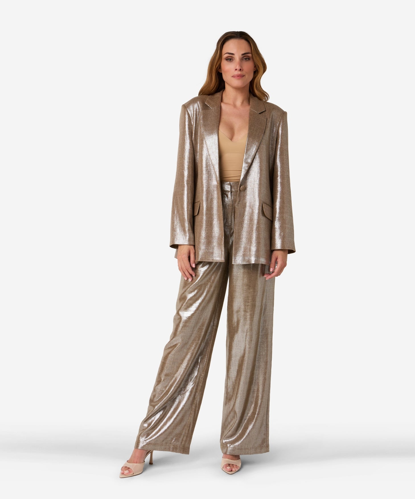 Pessey Shimmery - Party | Light Brown