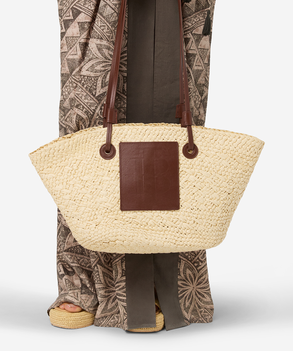 Rico Raffia Bag | Golden Earth