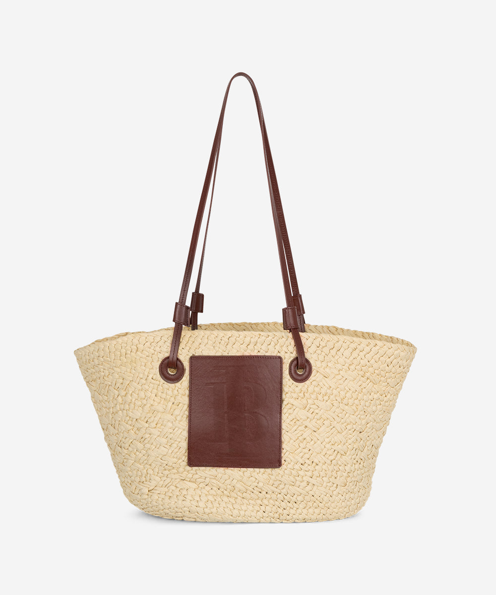 Rico Raffia Bag | Golden Earth